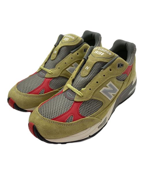 NEW BALANCE（ニューバランス）NEW BALANCE (ニューバランス) Aime Leon Dore (エメレオンドレ) Aimé Leon Dore × New Balance 991v1 “Celery” グリーン×グレー サイズ:US 10.5の古着・服飾アイテム