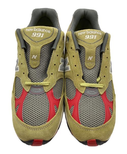 NEW BALANCE（ニューバランス）NEW BALANCE (ニューバランス) Aime Leon Dore (エメレオンドレ) Aimé Leon Dore × New Balance 991v1 “Celery” グリーン×グレー サイズ:US 10.5の古着・服飾アイテム