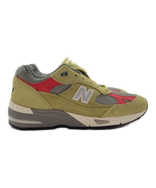 NEW BALANCE（ニューバランス）NEW BALANCE (ニューバランス) Aime Leon Dore (エメレオンドレ) Aimé Leon Dore × New Balance 991v1 “Celery” グリーン×グレー サイズ:US 10.5の古着・服飾アイテム