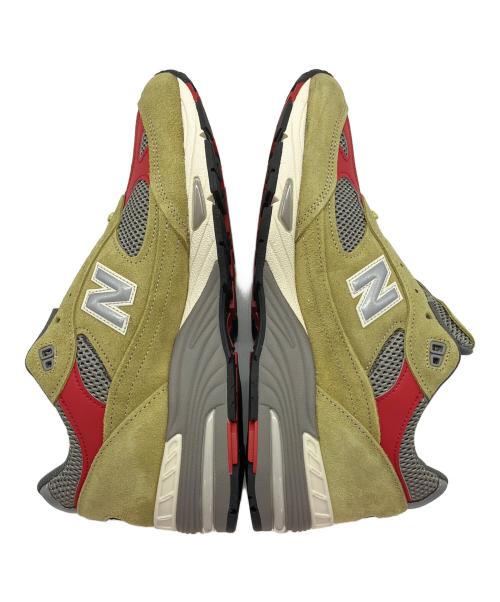 NEW BALANCE（ニューバランス）NEW BALANCE (ニューバランス) Aime Leon Dore (エメレオンドレ) Aimé Leon Dore × New Balance 991v1 “Celery” グリーン×グレー サイズ:US 10.5の古着・服飾アイテム