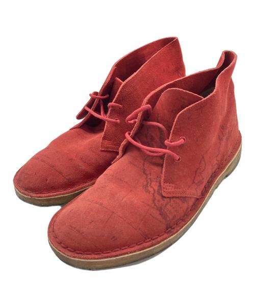 CLARKS ORIGINALS（クラークス オリジナルズ）CLARKS ORIGINALS (クラークス オリジナルズ) SUPREME (シュプリーム) DESERT MAP レッド サイズ:9 1/2の古着・服飾アイテム