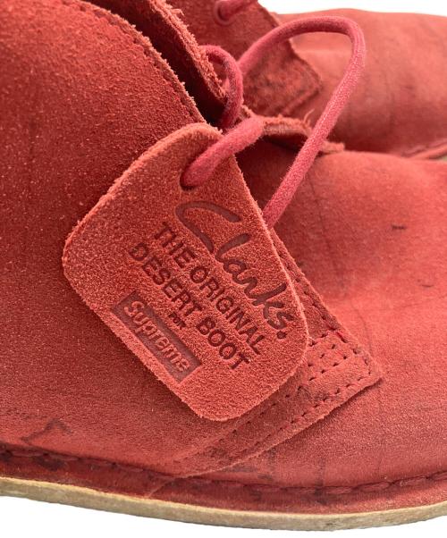 CLARKS ORIGINALS（クラークス オリジナルズ）CLARKS ORIGINALS (クラークス オリジナルズ) SUPREME (シュプリーム) DESERT MAP レッド サイズ:9 1/2の古着・服飾アイテム