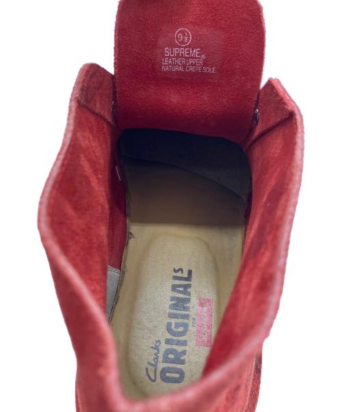 CLARKS ORIGINALS（クラークス オリジナルズ）CLARKS ORIGINALS (クラークス オリジナルズ) SUPREME (シュプリーム) DESERT MAP レッド サイズ:9 1/2の古着・服飾アイテム
