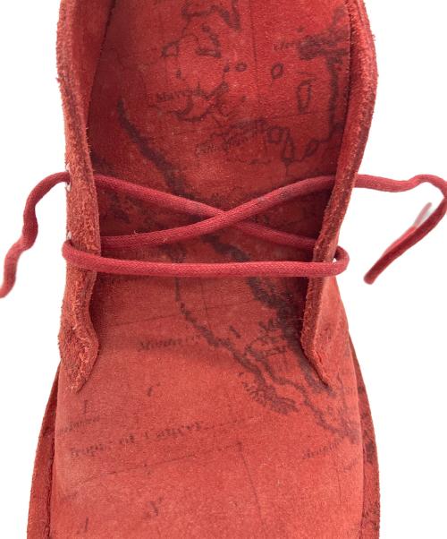 CLARKS ORIGINALS（クラークス オリジナルズ）CLARKS ORIGINALS (クラークス オリジナルズ) SUPREME (シュプリーム) DESERT MAP レッド サイズ:9 1/2の古着・服飾アイテム