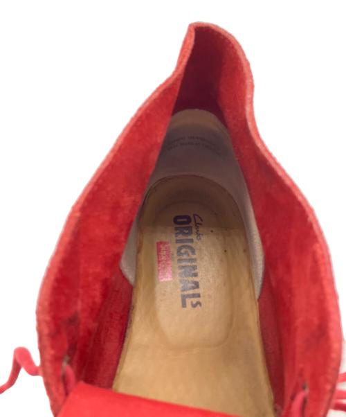 CLARKS ORIGINALS（クラークス オリジナルズ）CLARKS ORIGINALS (クラークス オリジナルズ) SUPREME (シュプリーム) DESERT MAP レッド サイズ:9 1/2の古着・服飾アイテム