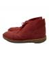 中古・古着 CLARKS ORIGINALS (クラークス オリジナルズ) SUPREME (シュプリーム) DESERT MAP レッド サイズ:9 1/2：7000円