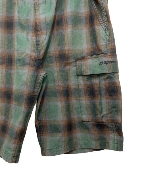 SUPREME（シュプリーム）Supreme (シュプリーム) ハーフパンツ グリーン サイズ:XLの古着・服飾アイテム