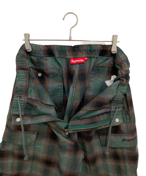 SUPREME（シュプリーム）Supreme (シュプリーム) ハーフパンツ グリーン サイズ:XLの古着・服飾アイテム