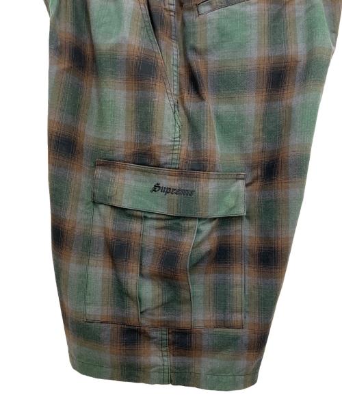 SUPREME（シュプリーム）Supreme (シュプリーム) ハーフパンツ グリーン サイズ:XLの古着・服飾アイテム