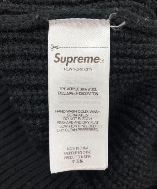 SUPREME（シュプリーム）Supreme (シュプリーム) 厚手ニット ブラック サイズ:XLの古着・服飾アイテム
