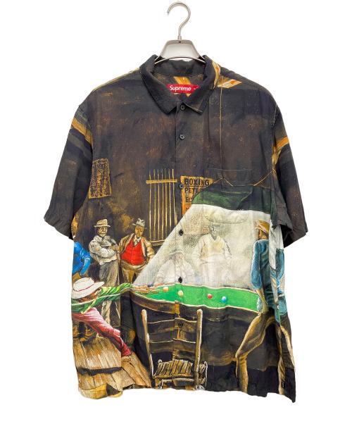 SUPREME（シュプリーム）Supreme (シュプリーム) 半袖シャツ ブラウン サイズ:XLの古着・服飾アイテム
