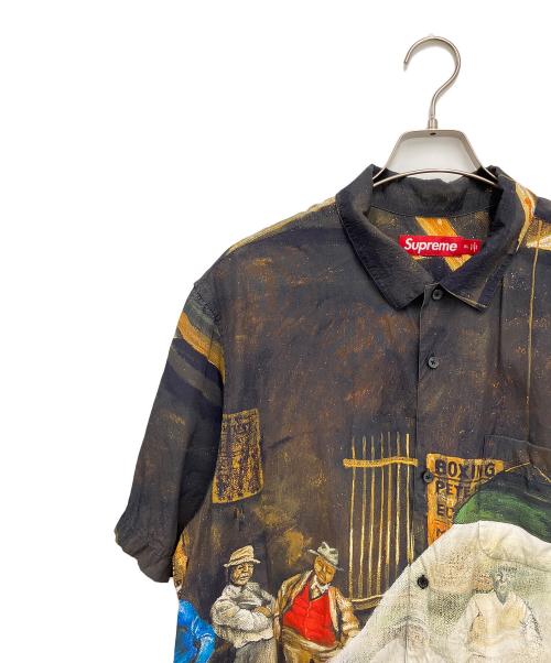 SUPREME（シュプリーム）Supreme (シュプリーム) 半袖シャツ ブラウン サイズ:XLの古着・服飾アイテム