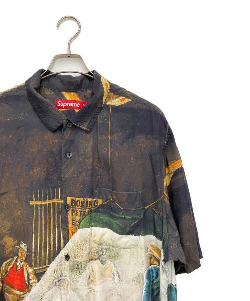 SUPREME（シュプリーム）Supreme (シュプリーム) 半袖シャツ ブラウン サイズ:XLの古着・服飾アイテム