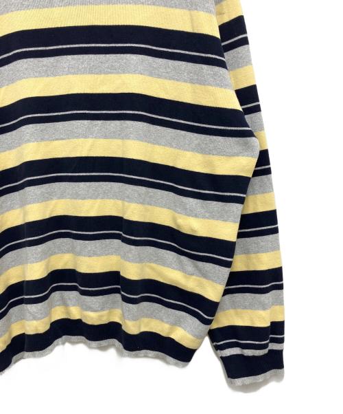 SUPREME（シュプリーム）Supreme (シュプリーム) 長袖ポロシャツ ネイビー×イエロー サイズ:XLの古着・服飾アイテム