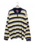 Supreme（シュプリーム）の古着「長袖ポロシャツ」｜ネイビー×イエロー