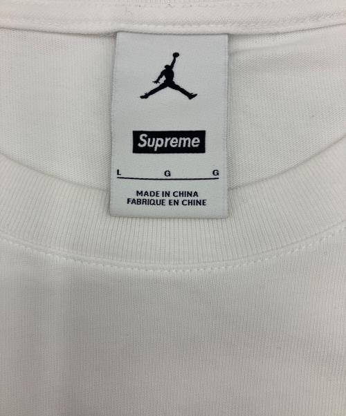 SUPREME（シュプリーム）Supreme (シュプリーム) JORDAN (ジョーダン) 半袖カットソー ホワイト サイズ:Lの古着・服飾アイテム