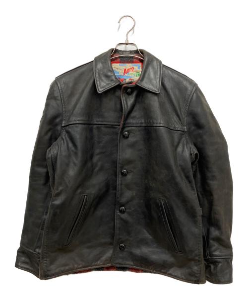 Aero LEATHER（エアロレザー）Aero LEATHER (エアロレザー) レザージャケット ブラック サイズ:38の古着・服飾アイテム