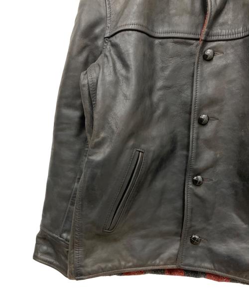 Aero LEATHER（エアロレザー）Aero LEATHER (エアロレザー) レザージャケット ブラック サイズ:38の古着・服飾アイテム