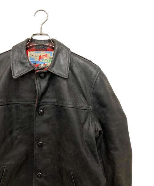 Aero LEATHER（エアロレザー）Aero LEATHER (エアロレザー) レザージャケット ブラック サイズ:38の古着・服飾アイテム