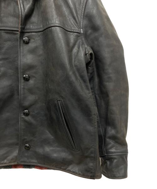 Aero LEATHER（エアロレザー）Aero LEATHER (エアロレザー) レザージャケット ブラック サイズ:38の古着・服飾アイテム
