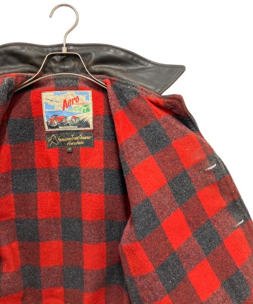 Aero LEATHER（エアロレザー）Aero LEATHER (エアロレザー) レザージャケット ブラック サイズ:38の古着・服飾アイテム