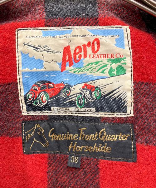 Aero LEATHER（エアロレザー）Aero LEATHER (エアロレザー) レザージャケット ブラック サイズ:38の古着・服飾アイテム