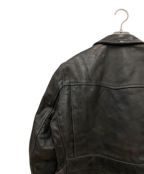 Aero LEATHER（エアロレザー）Aero LEATHER (エアロレザー) レザージャケット ブラック サイズ:38の古着・服飾アイテム