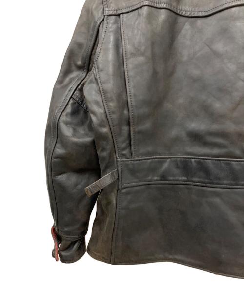 Aero LEATHER（エアロレザー）Aero LEATHER (エアロレザー) レザージャケット ブラック サイズ:38の古着・服飾アイテム