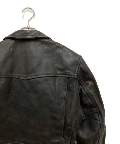 Aero LEATHER（エアロレザー）Aero LEATHER (エアロレザー) レザージャケット ブラック サイズ:38の古着・服飾アイテム