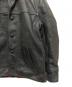 中古・古着 Aero LEATHER (エアロレザー) レザージャケット ブラック サイズ:38：35000円