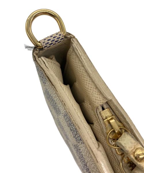 LOUIS VUITTON（ルイ ヴィトン）LOUIS VUITTON (ルイ ヴィトン) ダミエ・アズール ポルトフォイユ・アンソリット ホワイトの古着・服飾アイテム