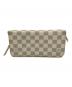 LOUIS VUITTON（ルイ ヴィトン）の古着「ダミエ・アズール ポルトフォイユ・アンソリット」｜ホワイト