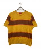 SUPREMEシュプリーム）の古着「薄手ニット」｜オレンジ×ブラウン