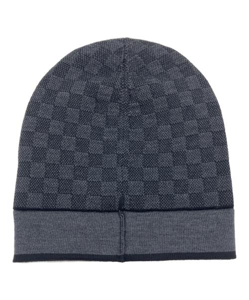 LOUIS VUITTON（ルイ ヴィトン）LOUIS VUITTON (ルイ ヴィトン) ボネ・プティ ダミエ ニットキャップ ブラックの古着・服飾アイテム