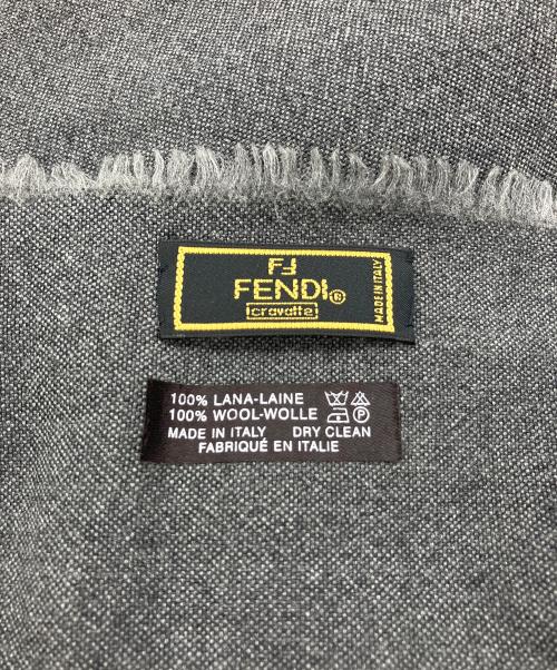 FENDI（フェンディ）FENDI (フェンディ) ストール グレーの古着・服飾アイテム