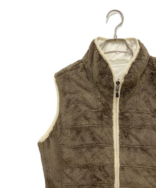 THE NORTH FACE（ザ ノース フェイス）THE NORTH FACE (ザ ノース フェイス) ベスト アイボリー×ブラウン サイズ:Lの古着・服飾アイテム