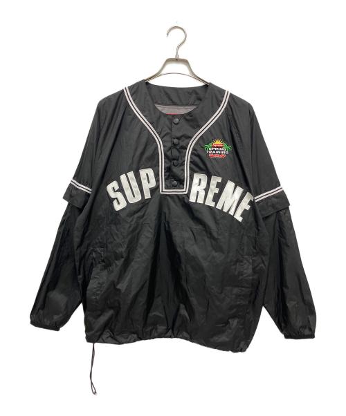 SUPREME（シュプリーム）Supreme (シュプリーム) Snap Off Sleeve Baseball Top ブラック サイズ:Mの古着・服飾アイテム