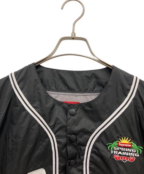 SUPREME（シュプリーム）Supreme (シュプリーム) Snap Off Sleeve Baseball Top ブラック サイズ:Mの古着・服飾アイテム