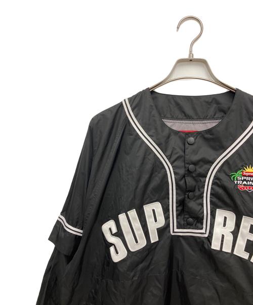 SUPREME（シュプリーム）Supreme (シュプリーム) Snap Off Sleeve Baseball Top ブラック サイズ:Mの古着・服飾アイテム