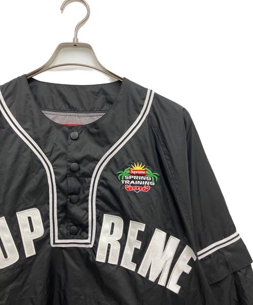 SUPREME（シュプリーム）Supreme (シュプリーム) Snap Off Sleeve Baseball Top ブラック サイズ:Mの古着・服飾アイテム