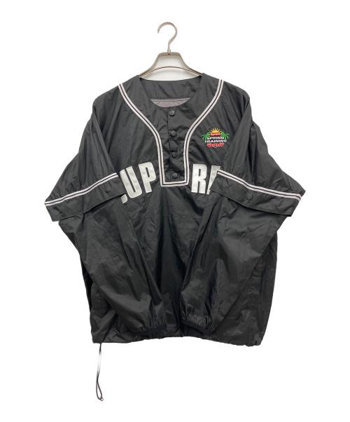 SUPREME（シュプリーム）Supreme (シュプリーム) Snap Off Sleeve Baseball Top ブラック サイズ:Mの古着・服飾アイテム