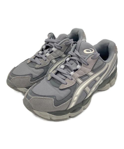 asics（アシックス）asics (アシックス) GEL-NYC 2055 グレー×ホワイト サイズ:24.5cmの古着・服飾アイテム