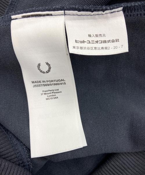 FRED PERRY（フレッドペリー）FRED PERRY (フレッドペリー) トラックジャケット ネイビー×ホワイト サイズ:Mの古着・服飾アイテム