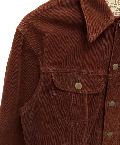 Lee WESTERNER（リー ウエスターナー）Lee WESTERNER (リー ウエスターナー) ジャケット ブラウン サイズ:LAGEの古着・服飾アイテム