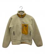 Patagoniaパタゴニア）の古着「フリースジャケット」｜ベージュ×オレンジ