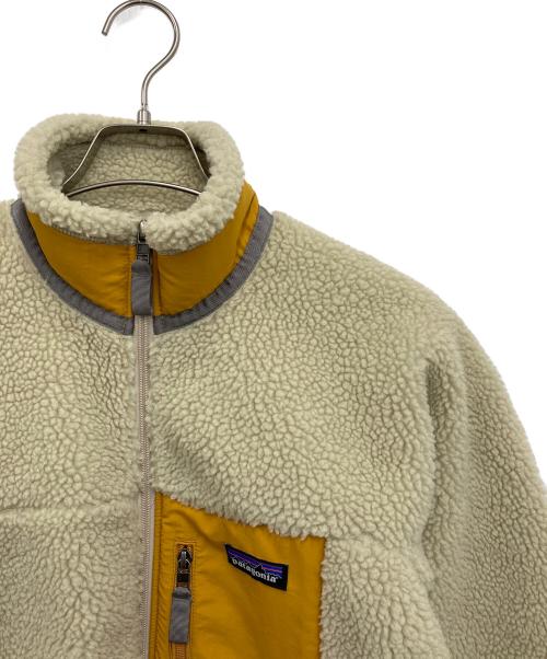 Patagonia（パタゴニア）Patagonia (パタゴニア) フリースジャケット ベージュ×オレンジ サイズ:xxsの古着・服飾アイテム