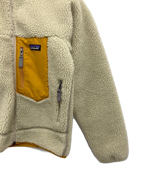 Patagonia（パタゴニア）Patagonia (パタゴニア) フリースジャケット ベージュ×オレンジ サイズ:xxsの古着・服飾アイテム