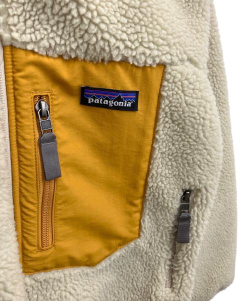 Patagonia（パタゴニア）Patagonia (パタゴニア) フリースジャケット ベージュ×オレンジ サイズ:xxsの古着・服飾アイテム