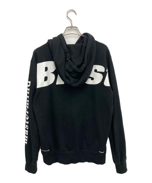 F.C.Real Bristol（エフシーレアルブリストル）F.C.Real Bristol (エフシーレアルブリストル) Mastermind JAPAN (マスターマインド ジャパン) プルオーバーパーカー ブラック サイズ:Sの古着・服飾アイテム