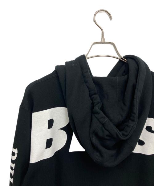 F.C.Real Bristol（エフシーレアルブリストル）F.C.Real Bristol (エフシーレアルブリストル) Mastermind JAPAN (マスターマインド ジャパン) プルオーバーパーカー ブラック サイズ:Sの古着・服飾アイテム
